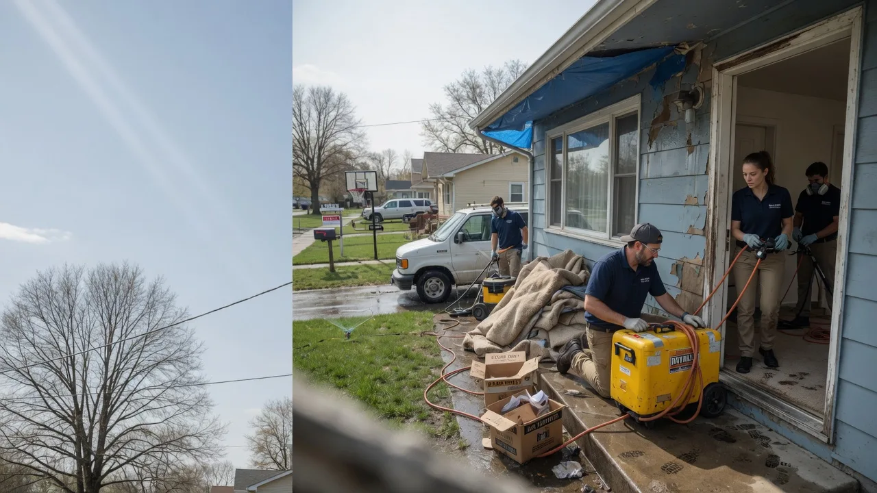Basement Flood Cleanup in Harrodsburg, IN near me
